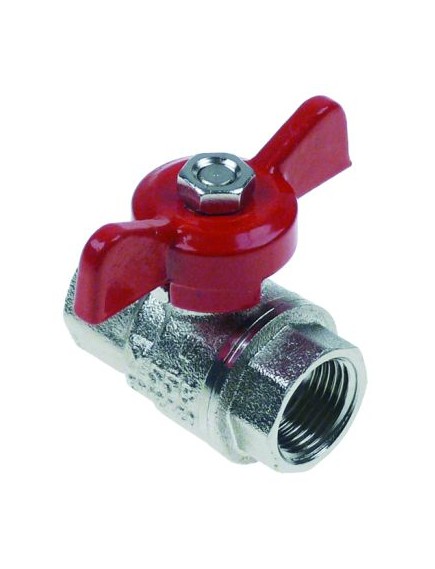 ball valve connection 3/8  IT - 3/8  IT DN10 total length 54mm