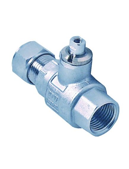 ball valve L 67 mm inlet 1/2  IT with handle screw pipe fitting 15  outlet 1/2  ET