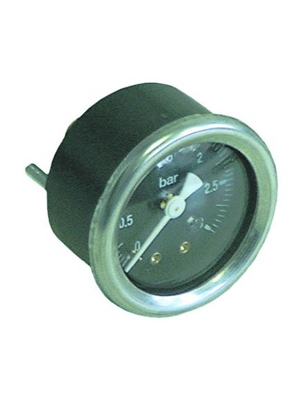 manometer ? 51mm pressure range 0 up to 3bar thread 1/4  marking 2 connection on the backside