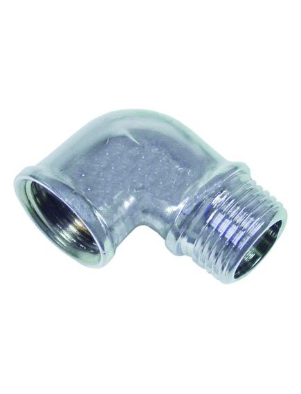 angle piece thread 1/2  IT - 1/2  ET chrome-plated brass