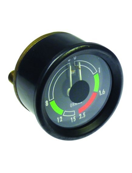 manometer double scale ? 60mm pressure range 0-2.5 / 0-15bar