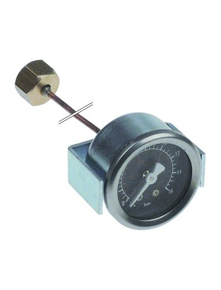 manometer ? 41mm pressure range 0-16bar with PSI scale thread 1/4  IT