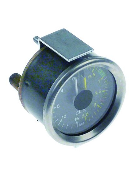 manometer double scale ? 60mm pressure range 0-2.5 / 0-16bar