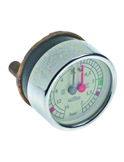 manometer double scale ? 60mm pressure range 0-2/0-16bar