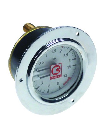 manometer double scale ? 63mm pressure range 0-3 / 0-15bar