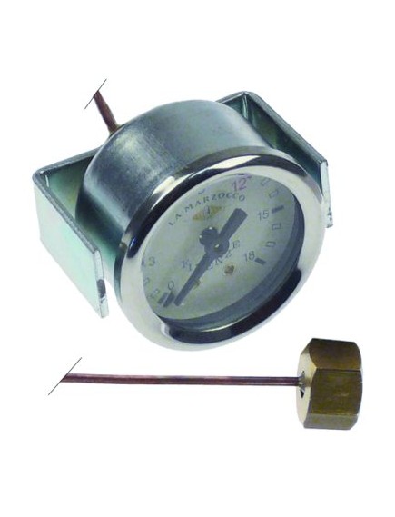 manometer ? 41mm pressure range 0-18bar thread 1/8  marking 9, 12 water