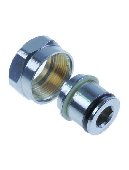 Adapter ? 20mm H 21mm 3/8  NPT for riser pipe connection ? 20,5mm