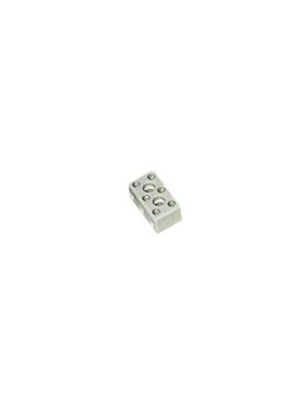 Porcelain terminal block 3-pole 2,5mm? max. 10A max 250V L 32mm W 17,5mm H 15,5mm