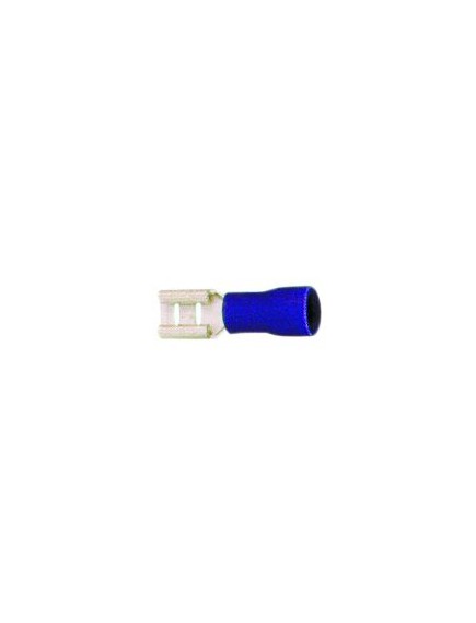 female faston size 4.8x0.8mm 1.5-2.5mm? Qty 100 pcs insulation PVC Cu gal Sn blue