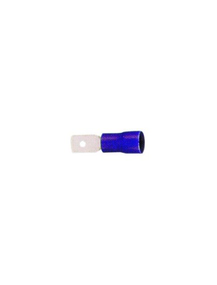 male faston size 4.8x0.8mm 1.5-2.5mm? Qty 100 pcs insulation PVC Cu gal Sn blue t.max. 75°C