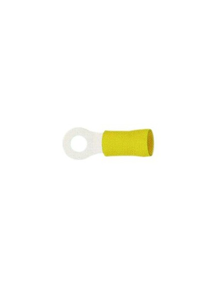 ring terminal size M4 ?4.3mm 4.0-6.0mm? Qty 100 pcs insulation PVC Cu gal Sn yellow