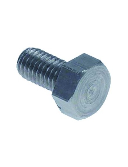 hexagonal screw thread M8 thread L 20mm SS WS 13 Qty 1 pcs DIN 933 / ISO 4017