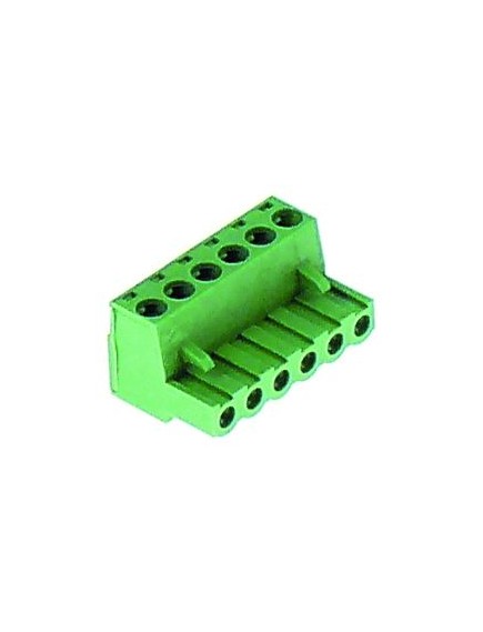 PCB terminal block 6-pole raster size 5mm