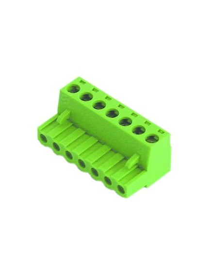 PCB terminal block 7-pole raster size 5mm