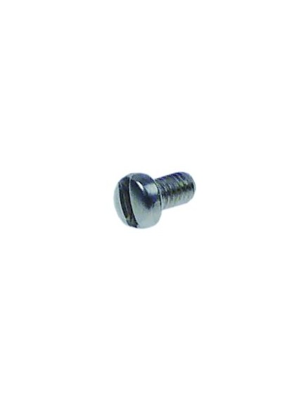 flat-headed bolt thread M4 thread L 7mm SS DIN 84/ISO 1207 Qty 1 pcs intake slotted