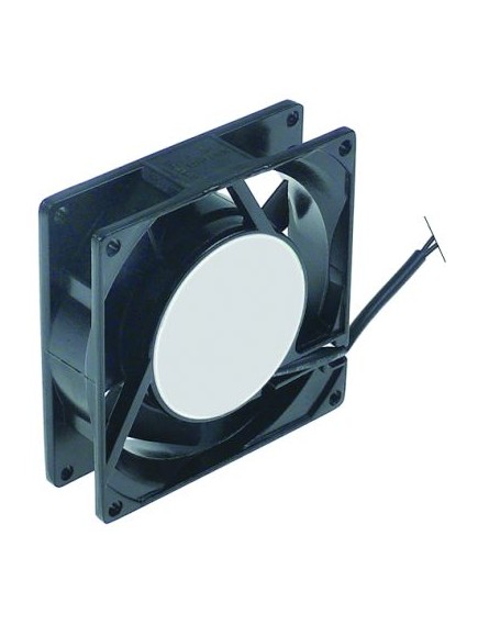 Axial fan 230VAC 14.5/14W L 92mm W 92mm H 25mm bearing ball bearing connection male faston 2.8mm