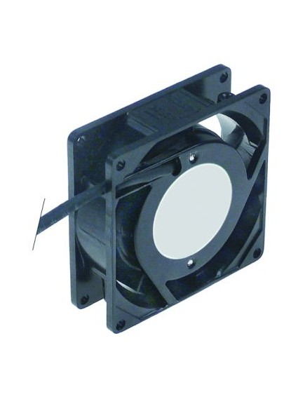 Axial fan 230VAC 13/14W L 80mm W 80mm H 25mm bearing ball bearing connection male faston 2.8mm