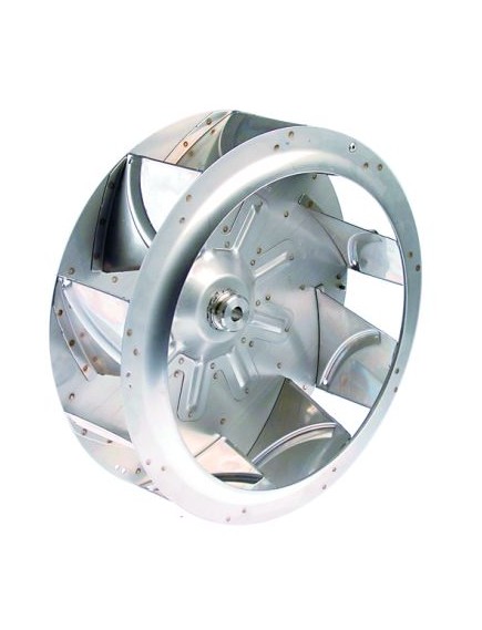 Fan wheel D1 ? 340mm H1 95mm blades 9 D2 ? 13mm Rational 22.00.188S