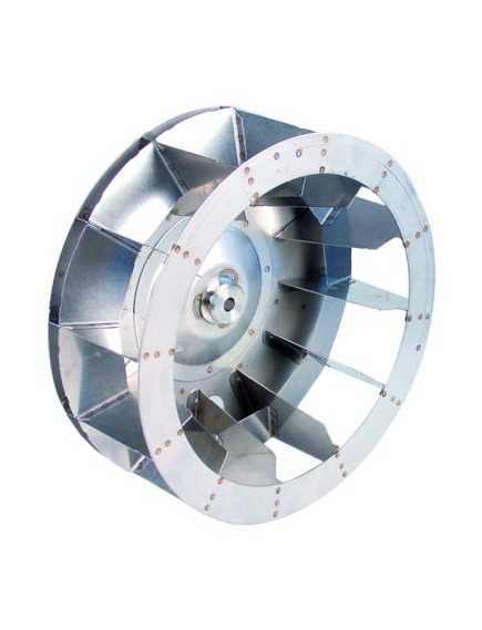 Fan wheel D1 ? 350mm H1 125mm blades 12 D2 ? 13mm Rational 2012.0507P