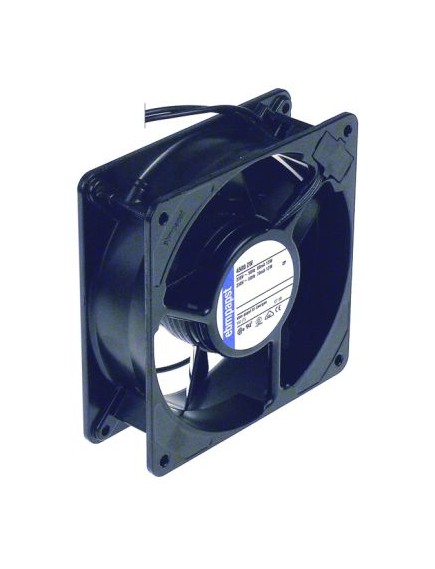 axial fan L 119mm W 119mm H 38mm 230VAC 50/60Hz 13W bearing slide bearing manuf. no. 4580ZW