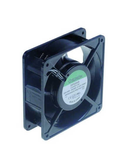 Axial fan 230VAC 22W L 119mm W 119mm H 38mm bearing slide bearing SUNON 50/60Hz