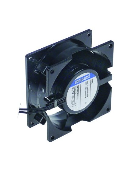 axial fan L 92mm W 92mm H 38mm 230VAC 50Hz 12W bearing ball bearing manuf. no. 3656