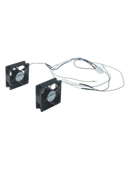 axial fan L 80mm W 80mm H 25mm 230VAC 50/60Hz 4,6W connection plug cable length 580mm