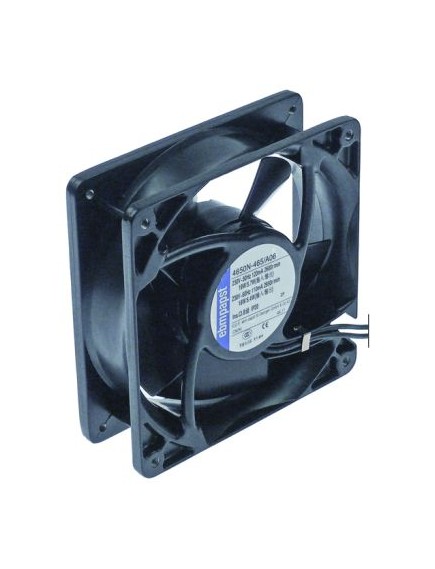 axial fan L 119mm W 119mm H 38mm 230VAC 50/60Hz 19W bearing ball bearing manuf. no. 4656N/A02