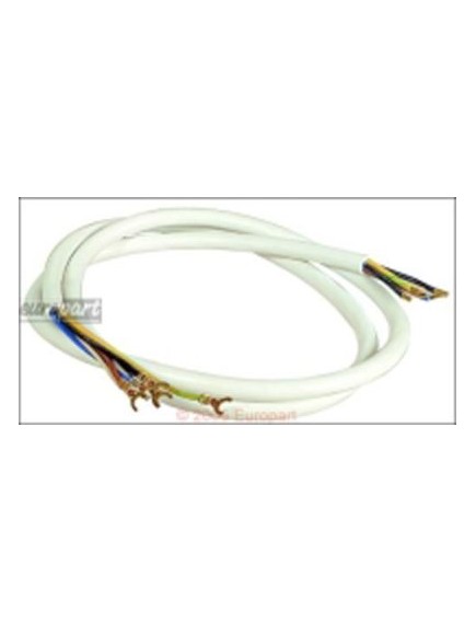Anschlusskabel(BO) 1,5m 5 x 1,5 mm?, wei?, Steckkabelschuhe/Quetschverbind