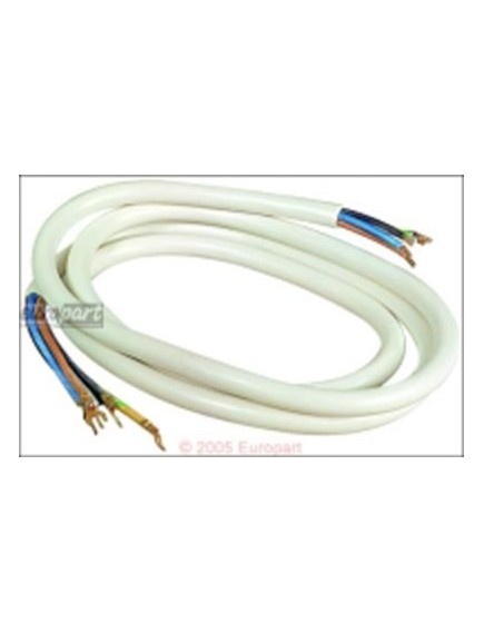 Anschlusskabel(BO) 3,0m 5 x 2,5 mm?, wei?, Steckkabelschuhe/Quetschverbind