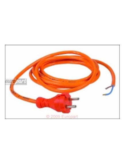 Anschlusskabel(KLG)/Werkz. 3m 2 x 1,0 mm?, orange - Profiqualit?t - Konturenstec