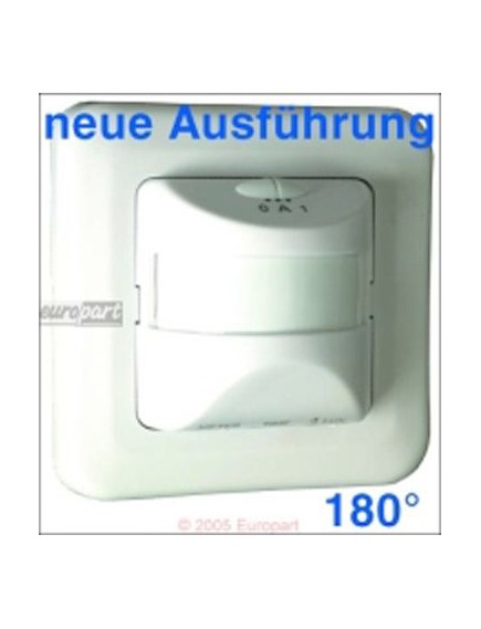 Bewegungsmelder 180° wei? UP Erfassungsbereich: 180° / 10 Meter - f?r Unterputz