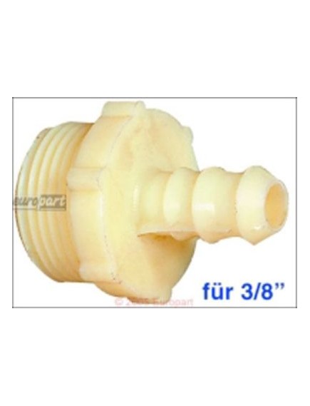 Anschlussst?ck Zulaufschl. 3/8  gerade, 3/4  Au?engewinde x 10 mm f?r 3/8  Zulaufs