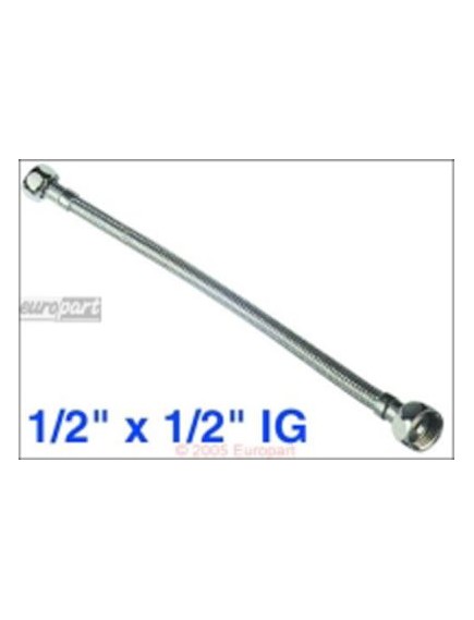 Anschlussschlauch Sanit?r 8mm 1/2  flexibel 300 mm lang, 1/2  IG x 1/2  IG