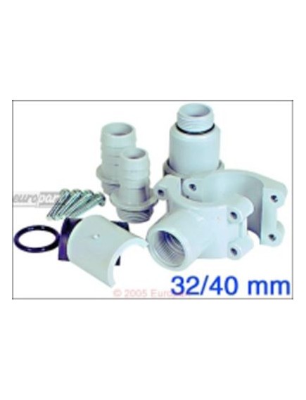 Anbohrschelle f Siphon 32/40mm? kpl. f?r Ablaufschlauch 19 mm - 22 mm ?