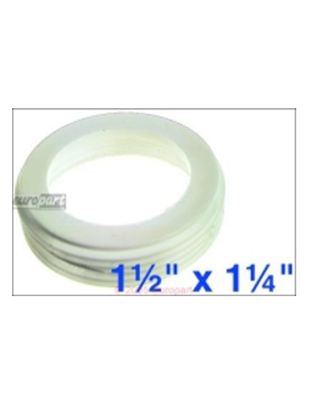 Adapter f Ablauf 1 1/2 x1 1/4  Mit 1 1/2  Au?engewinde, 1 1/4  Innengewinde