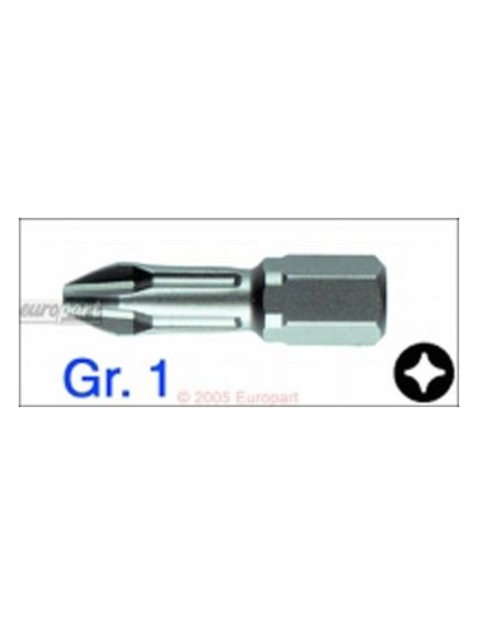 Bit Kreuzschlitz PH1 25mm L?nge: 25 mm - Philips-Kreuzschlitz - Bit Kreuzschlitz PH1 25mm L?nge: 25 mm - Philips-Kreuzschlitz -