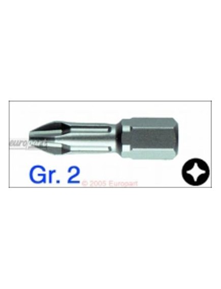Bit Kreuzschlitz PH2 25mm L?nge: 25 mm - Philips-Kreuzschlitz - Bit Kreuzschlitz PH2 25mm L?nge: 25 mm - Philips-Kreuzschlitz -