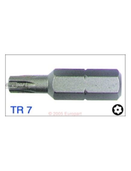 Bit Torx TR 7 25mm mit Bohrung, L?nge: 25 mm Bit Torx TR 7 25mm mit Bohrung, L?nge: 25 mm