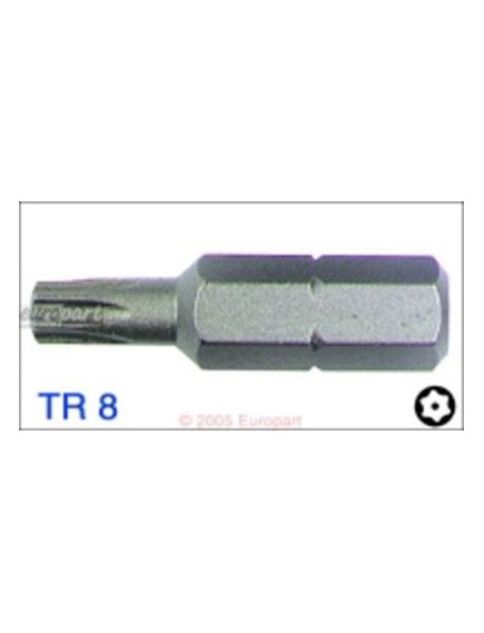 Bit Torx TR 8 25mm mit Bohrung, L?nge: 25 mm Bit Torx TR 8 25mm mit Bohrung, L?nge: 25 mm