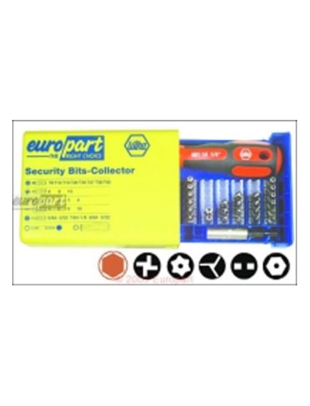 Bit-Satz 1/4 Spezialbits 25mm mit Universalhalter 1/4 , Bit-L?nge: 25 mm - 27-te Bit-Satz 1/4 Spezialbits 25mm mit Universalhalter 1/4 , Bit-L?nge: 25 mm - 27-te