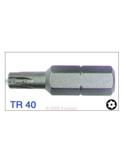 Bit Torx TR40 25mm mit Bohrung, L?nge: 25 mm Bit Torx TR40 25mm mit Bohrung, L?nge: 25 mm