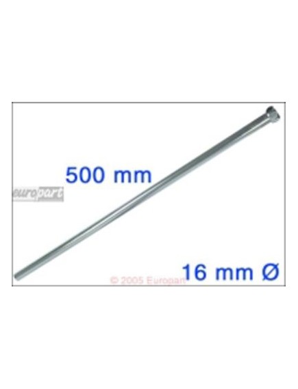 Anschlussrohr 16mm?   500mm 500 mm lang, Kupfer verchromt - Bad-Zubeh?r -