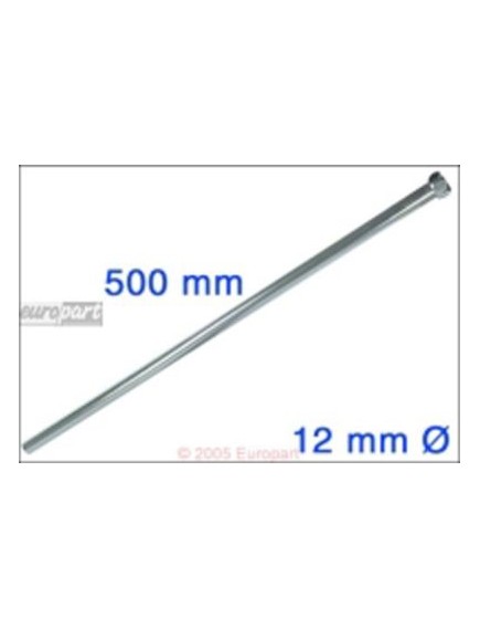 Anschlussrohr 12mm?   500mm 500 mm lang, Kupfer verchromt - Bad-Zubeh?r -