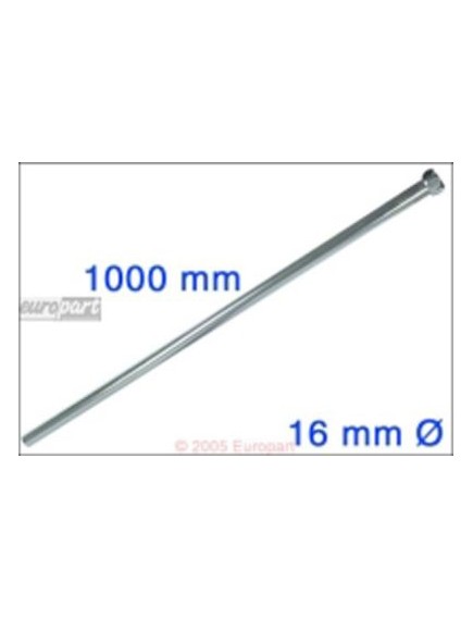 Anschlussrohr 16mm? 1000mm 1000 mm lang, Kupfer verchromt - Bad-Zubeh?r -