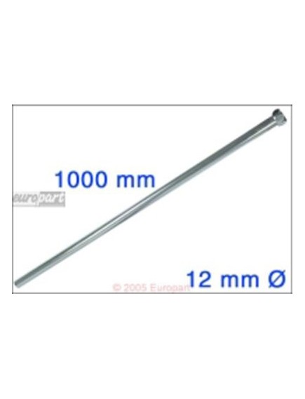 Anschlussrohr 12mm? 1000mm 1000 mm lang, Kupfer verchromt - Bad-Zubeh?r -