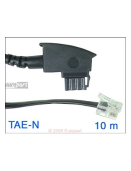 Anschlusskabel TAE-N/6P2C 10m TAE-N-Stecker/6P2C-Modularstecker