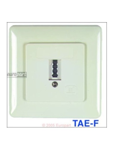 Anschlussdose(Tel)TAE-F 1fach UP Unterputz, f?r 1 Amtsleitung - Telefon-Anschlussdo
