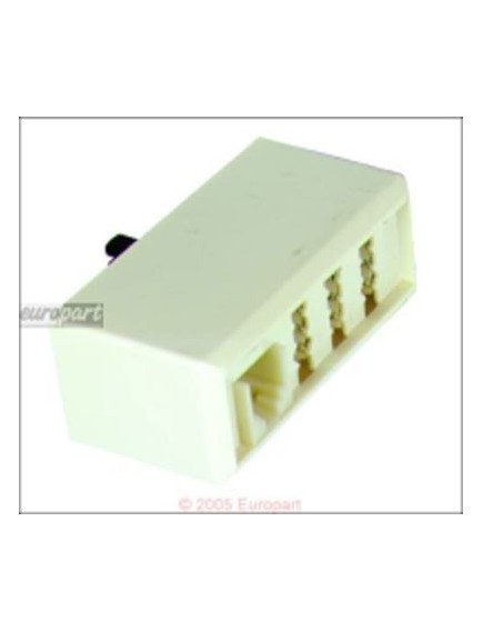 Adapter(UE)TAE-F-Stecker 3fach(Tel) auf 3 TAE-NFN-Buchsen & eine 6P4C-Modularbuchse