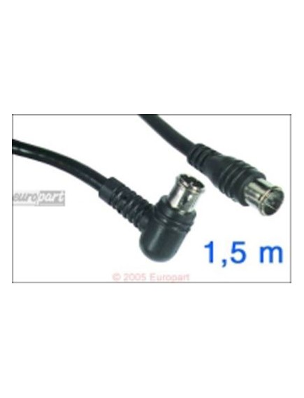 Anschlusskabel Empf.F 1,5m Empf?ngerkabel, F-Schnellstecker gerade/F-Schnells